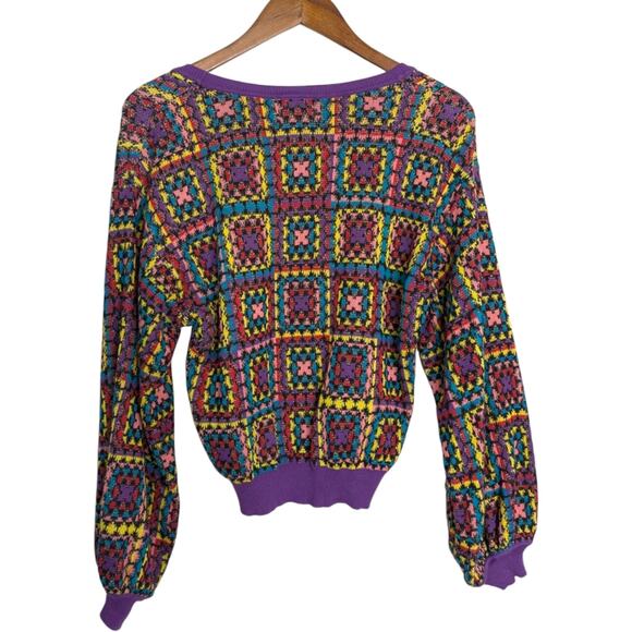 FARM Rio Multicolor Patterned Sweater - Picture 6 of 12